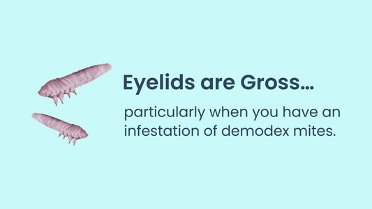 Eyelids are Gross…particularly when you have an infestation of demodex mites