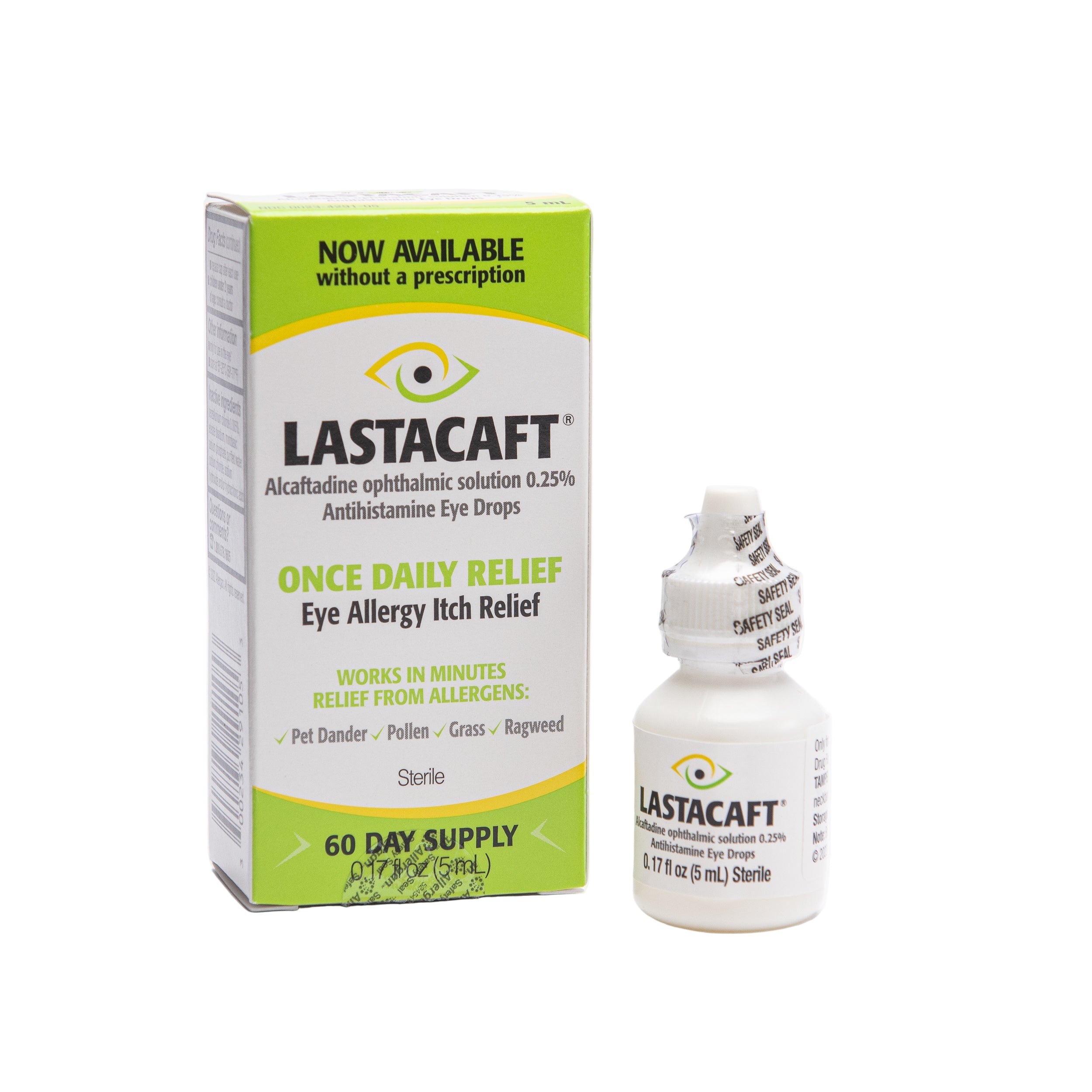 Lastacaft Allergy Itch Relief Drops, 5 mL Peeq Pro