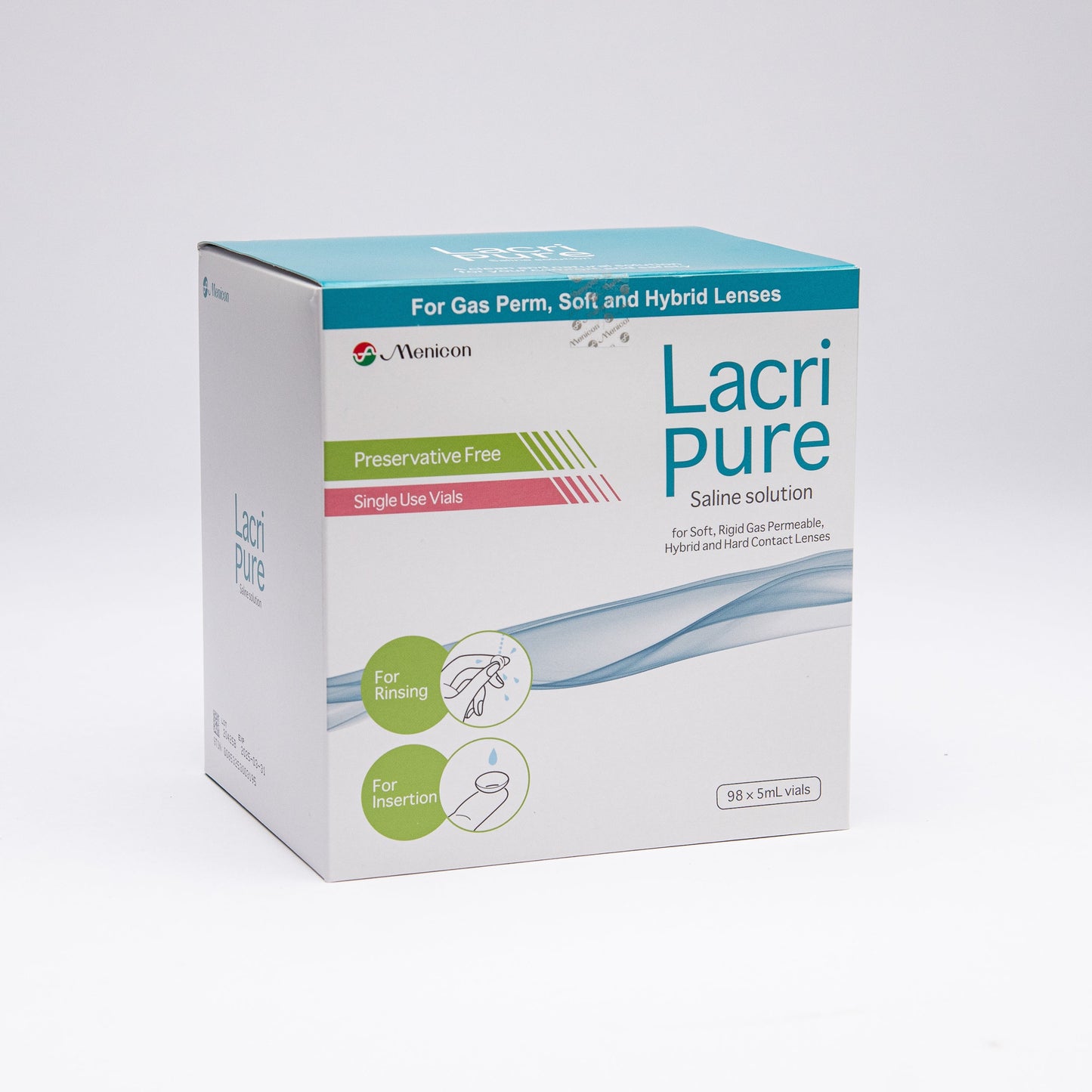 Menicon LacriPure Rinsing and Insertion Saline